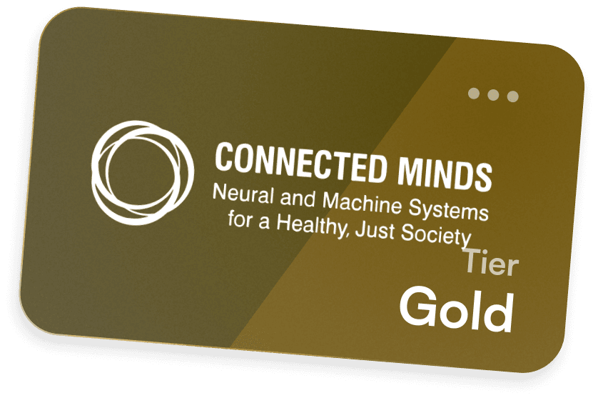 A blue background highlighting the sponsor card