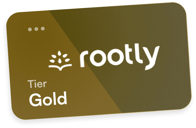 A blue background highlighting the sponsor card